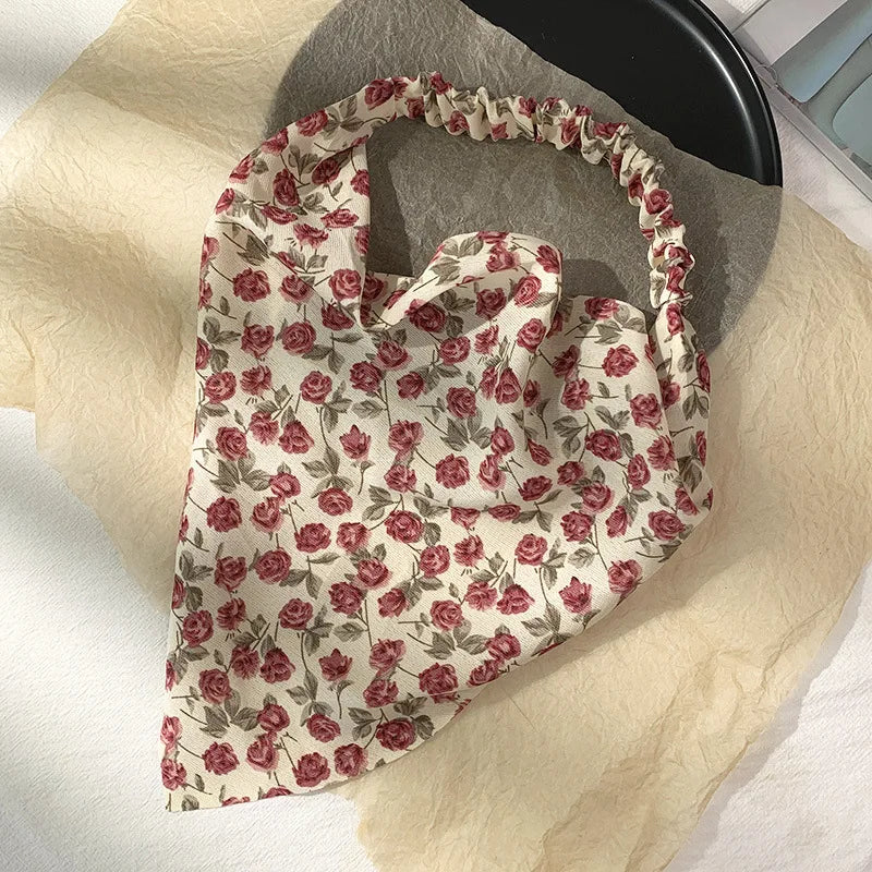 Isla Vintage Print Triangle Hair Scarf – Paisley Multi