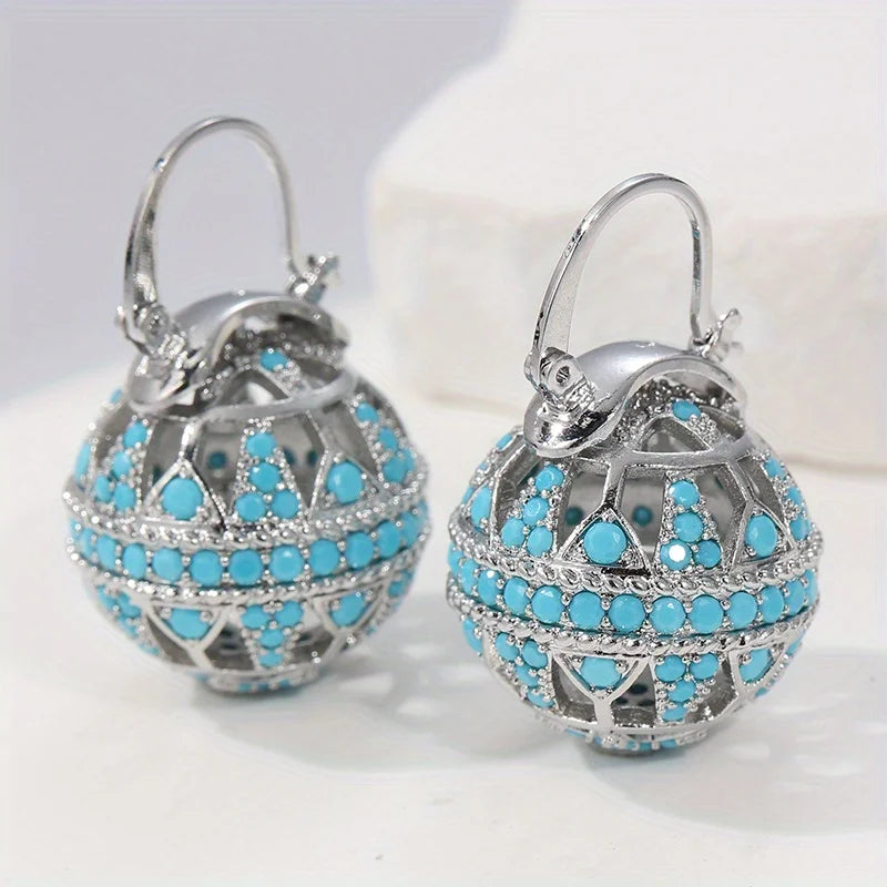 Echo & Air Chic Spherical Hollow Earrings