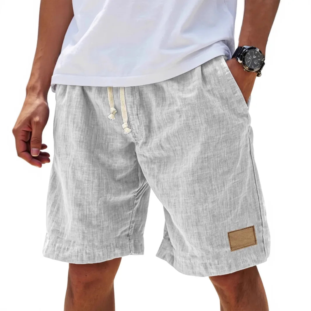 Raw-Linen Short