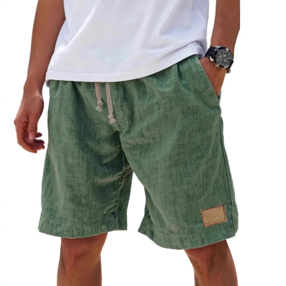 Raw-Linen Short