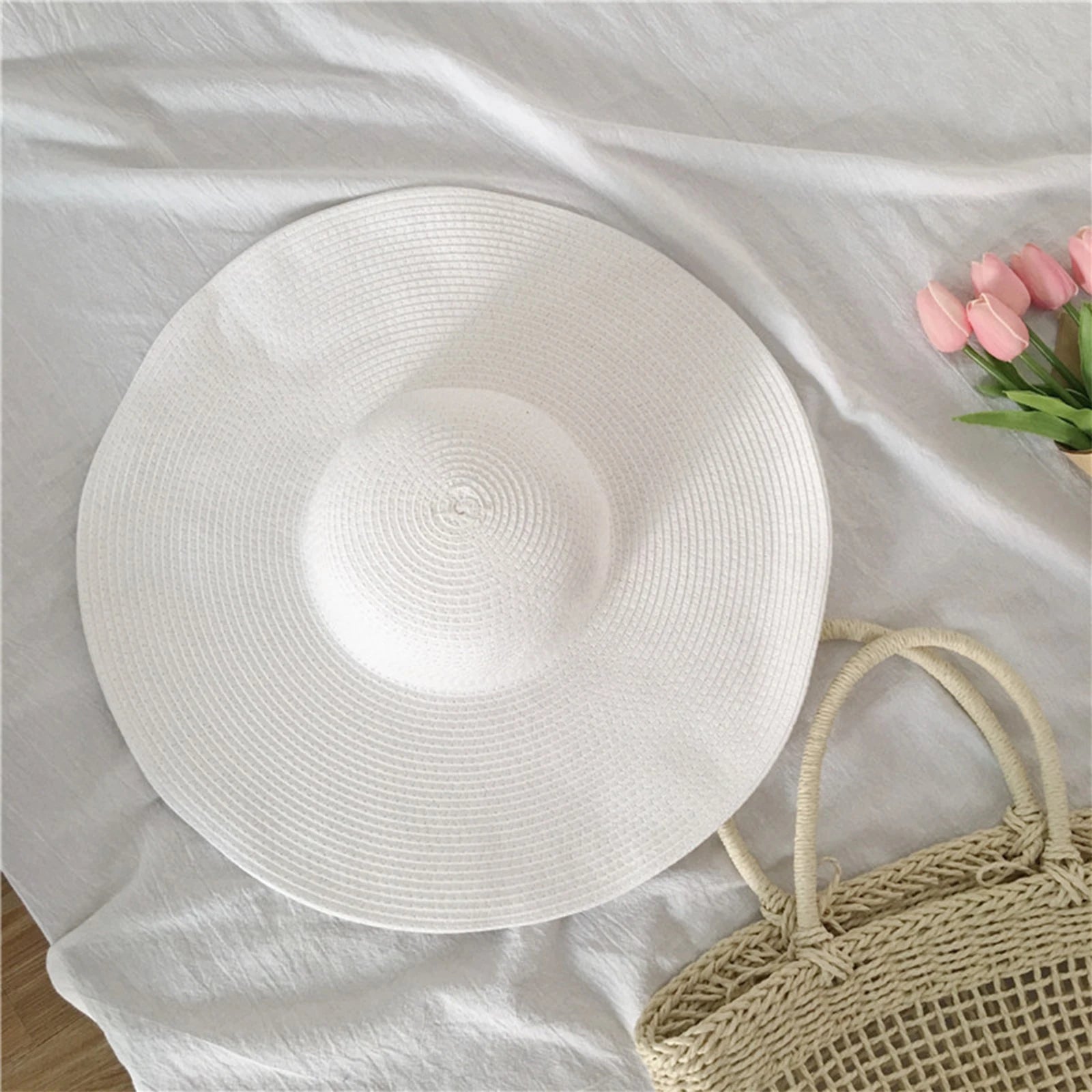 Meadow Breeze Wide-Brim Straw Hat