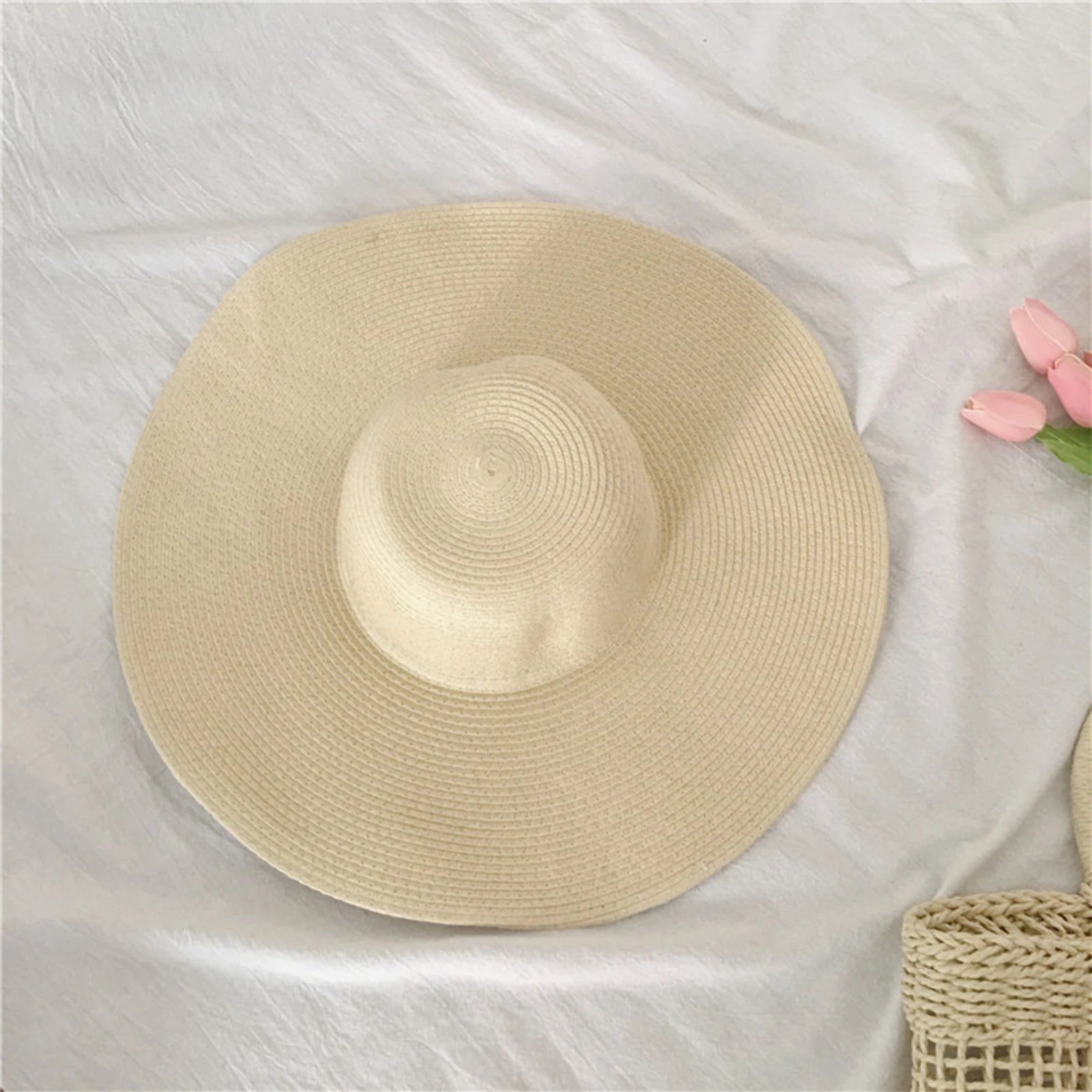 Meadow Breeze Wide-Brim Straw Hat