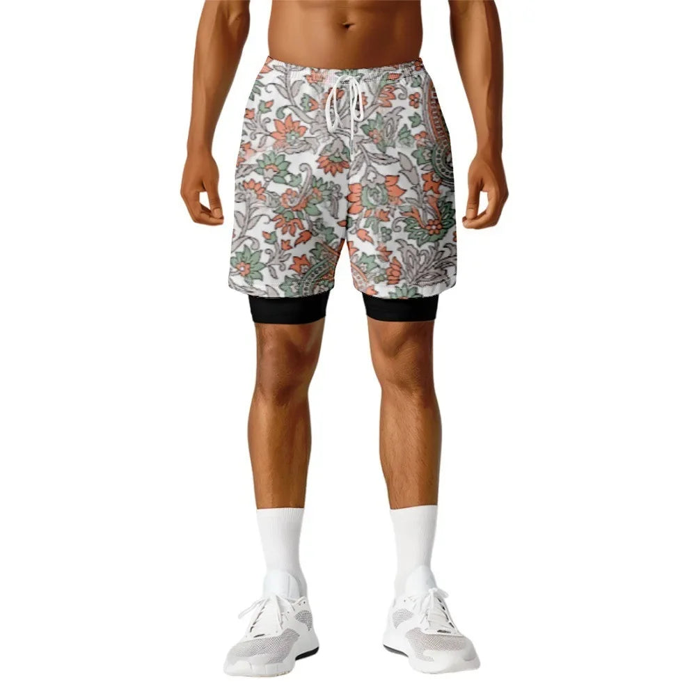 Men's Kai Floral Quick-Dry Board Shorts