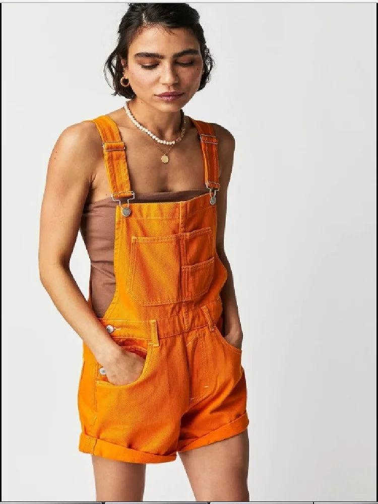 Coastal Denim Bib Overalls – Romper