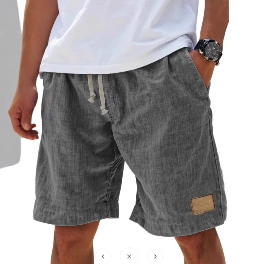 Raw-Linen Short