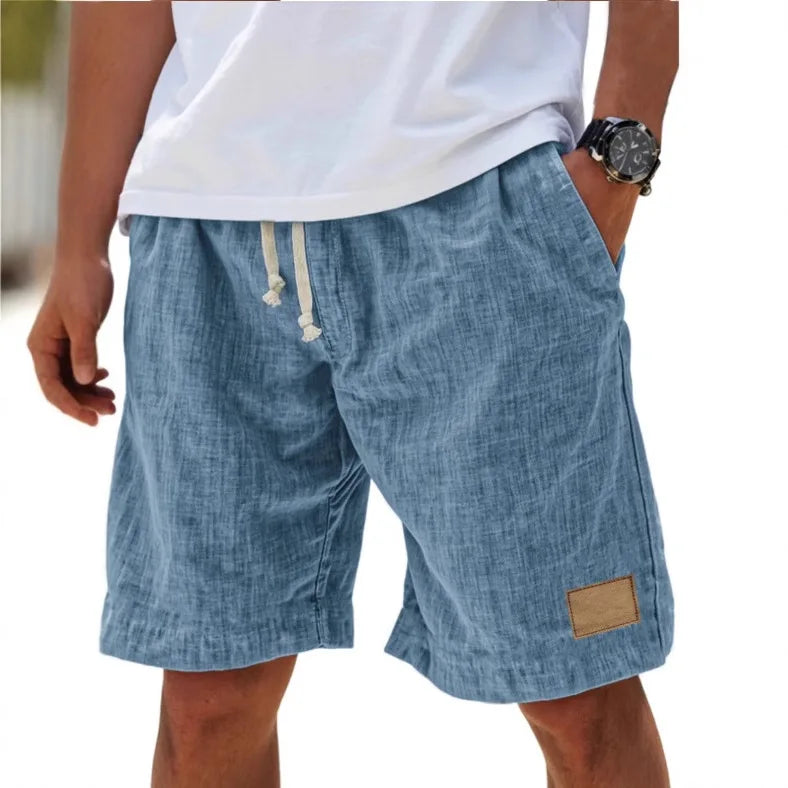 Raw-Linen Short