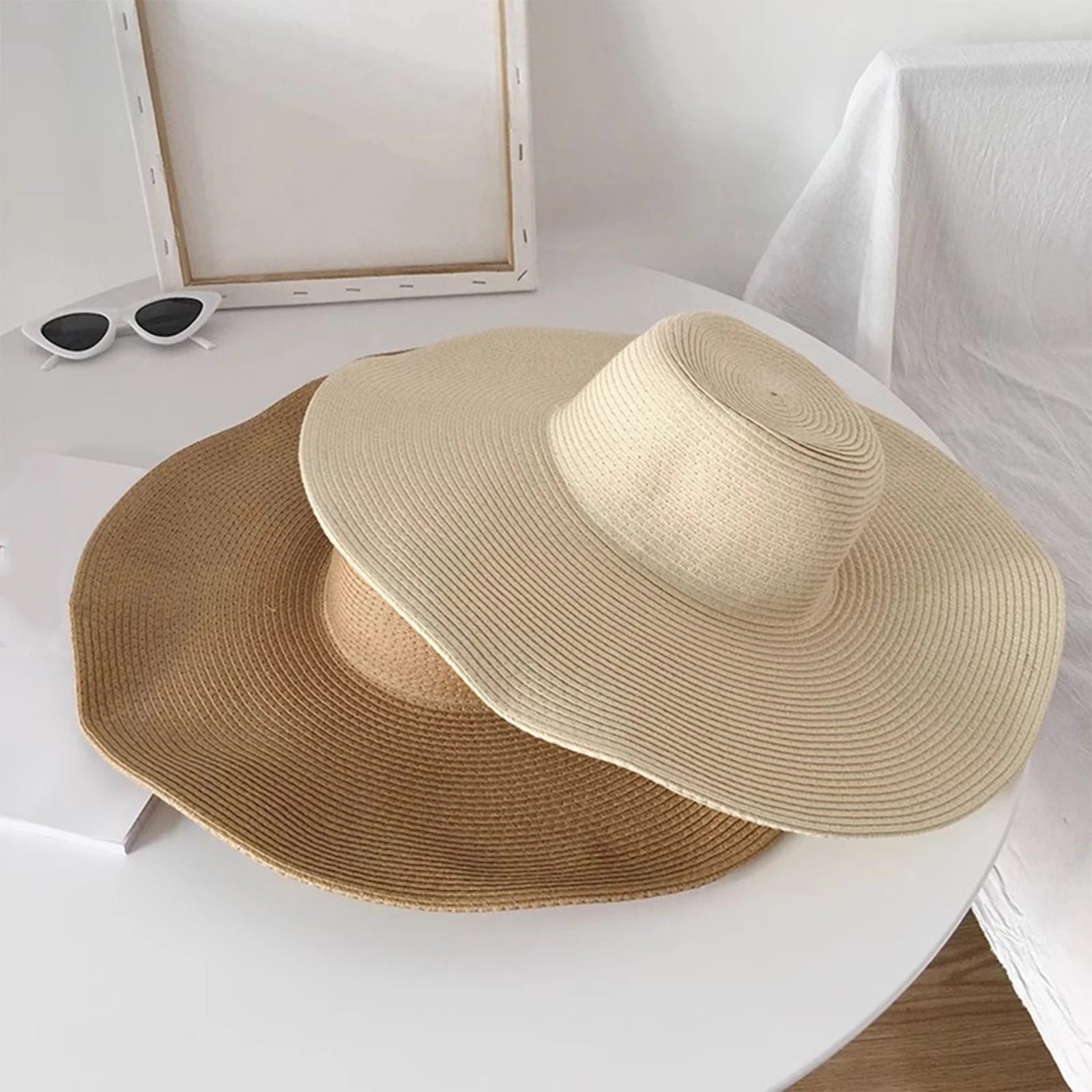 Meadow Breeze Wide-Brim Straw Hat