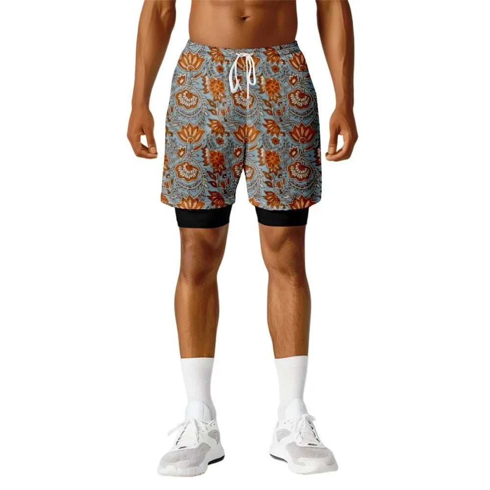 Men's Kai Floral Quick-Dry Board Shorts