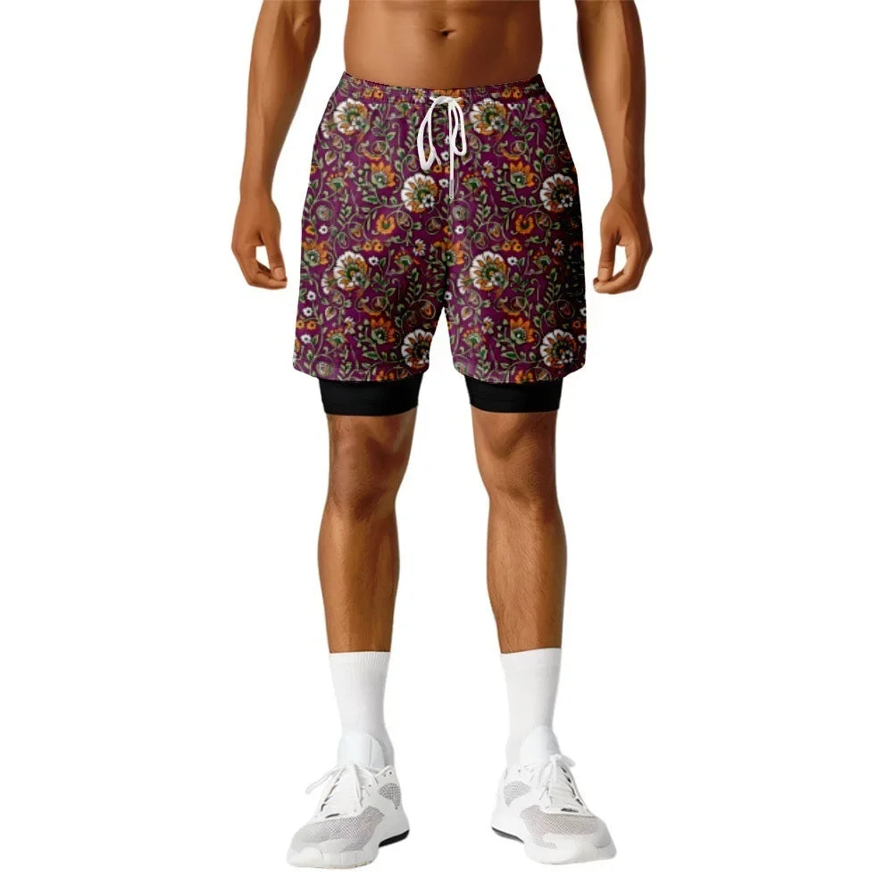 Men's Kai Floral Quick-Dry Board Shorts