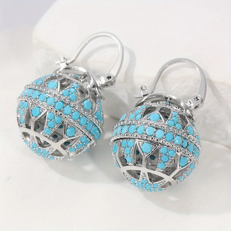 Echo & Air Chic Spherical Hollow Earrings