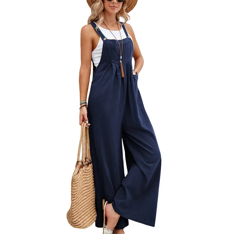 Wanderlust Wide-Leg Overalls