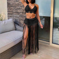 Isla High-Waist Maxi Skirt Two-Piece Bikini Cover-Up