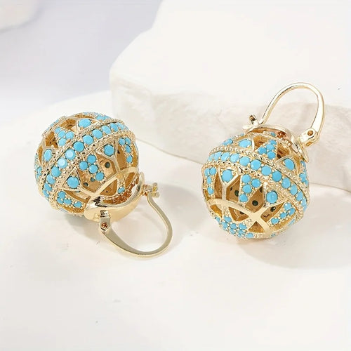 Echo & Air Chic Spherical Hollow Earrings