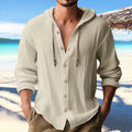 The Solstice Linen Henley
