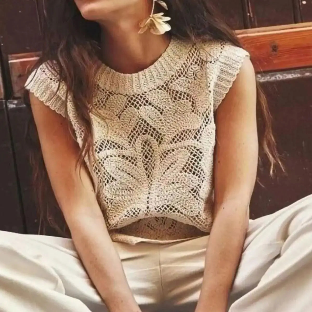 Floral Knit Top