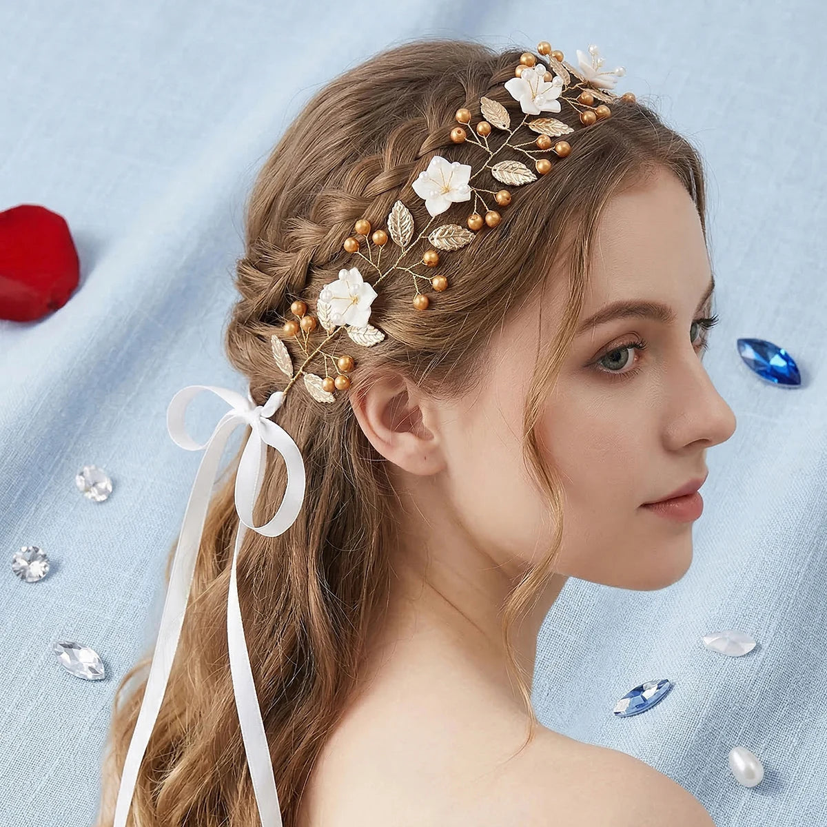Elegant Gold Headpiece