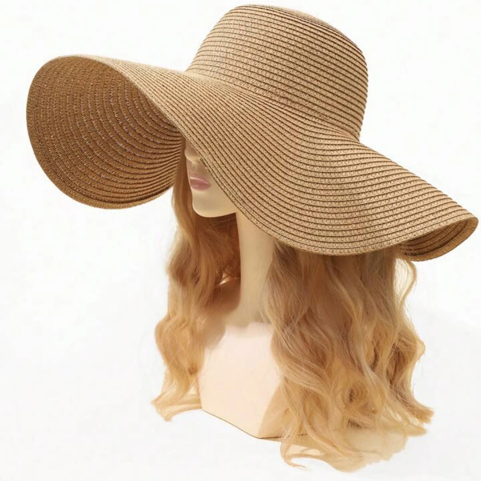 Meadow Breeze Wide-Brim Straw Hat
