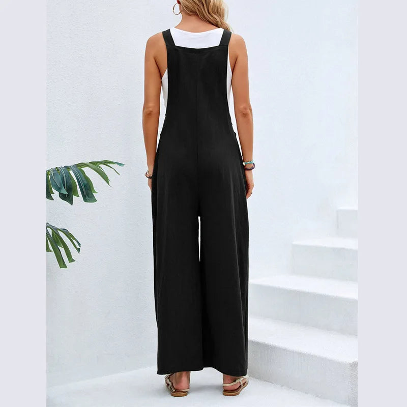 Wanderlust Wide-Leg Overalls