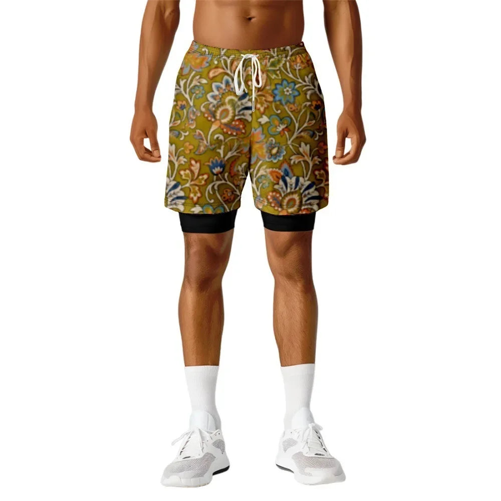 Men's Kai Floral Quick-Dry Board Shorts